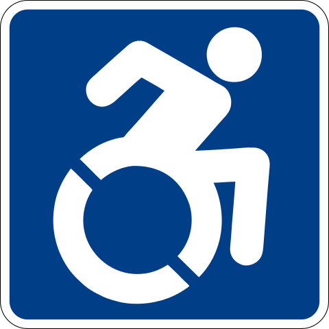 Icon of handicapped Accessible Sign