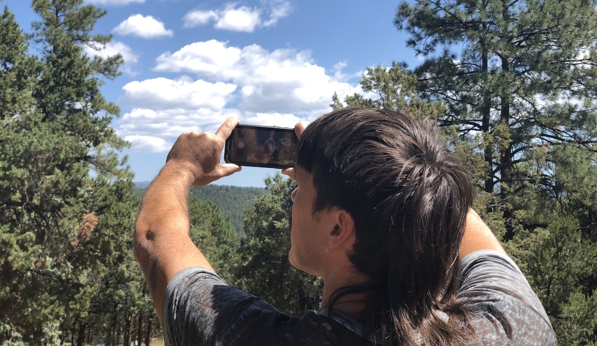 Photo illustrating someone using the future application