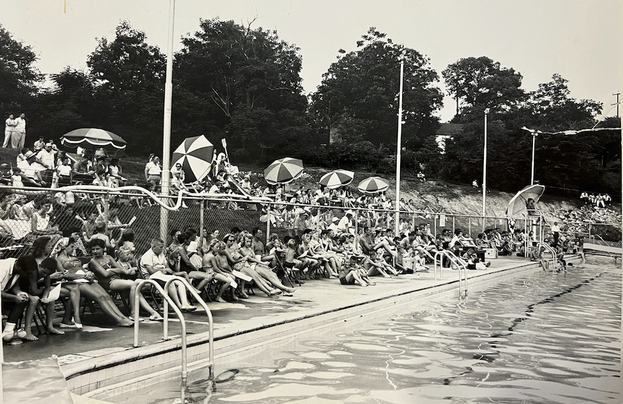 Historic photo of Spring Avenue pool, East Point. Photo courtesy of the East Point Historic Society