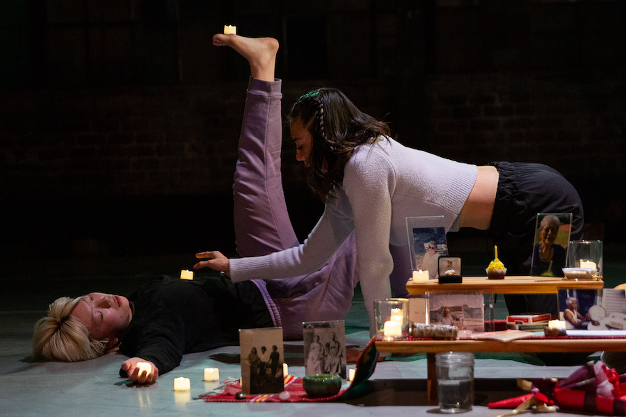 Members from Catching Mangoes Dance performing